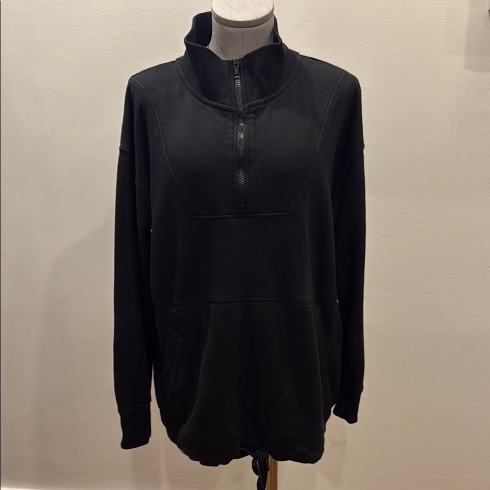 Classic Black Women's High-Neck Sweater
